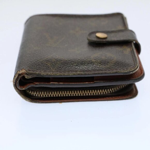 LOUIS VUITTON Monogram Compact Zip Wallet M61667 LV Auth 54068 - Picture 10 of 16